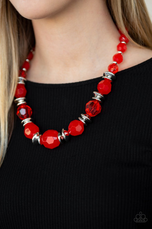 Dine and Dash – Red | Paparazzi Necklace