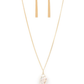 Breaking Out of My Shell – Gold | Paparazzi Necklace