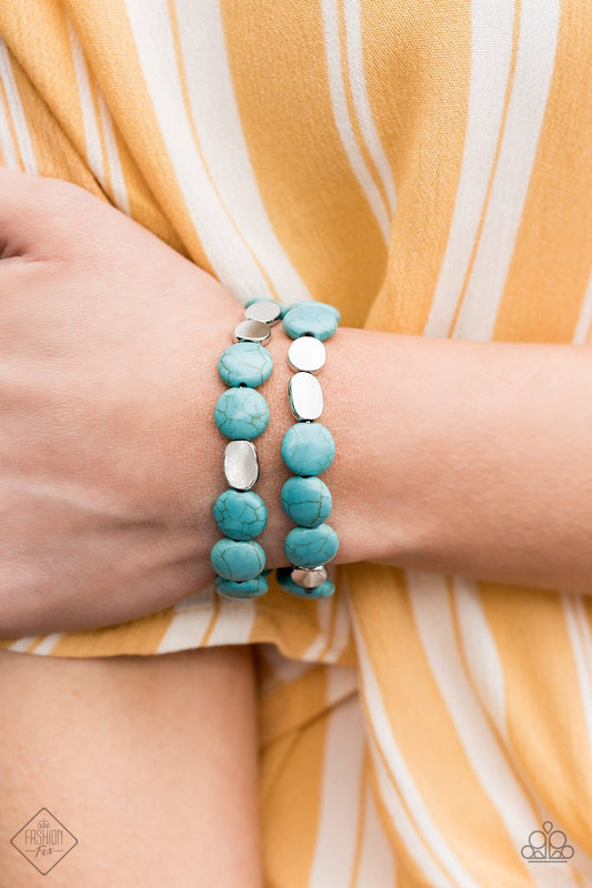 Simply Sedimentary Uptown – Blue | Paparazzi Bracelet