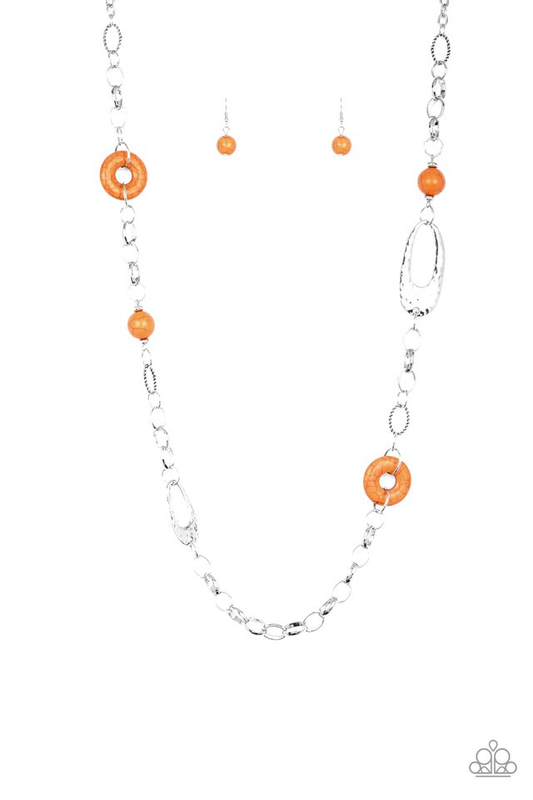 Artisan Artifact – Orange | Paparazzi Necklace