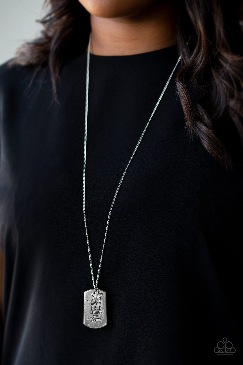 Home of the Free – Silver | Paparazzi Necklace