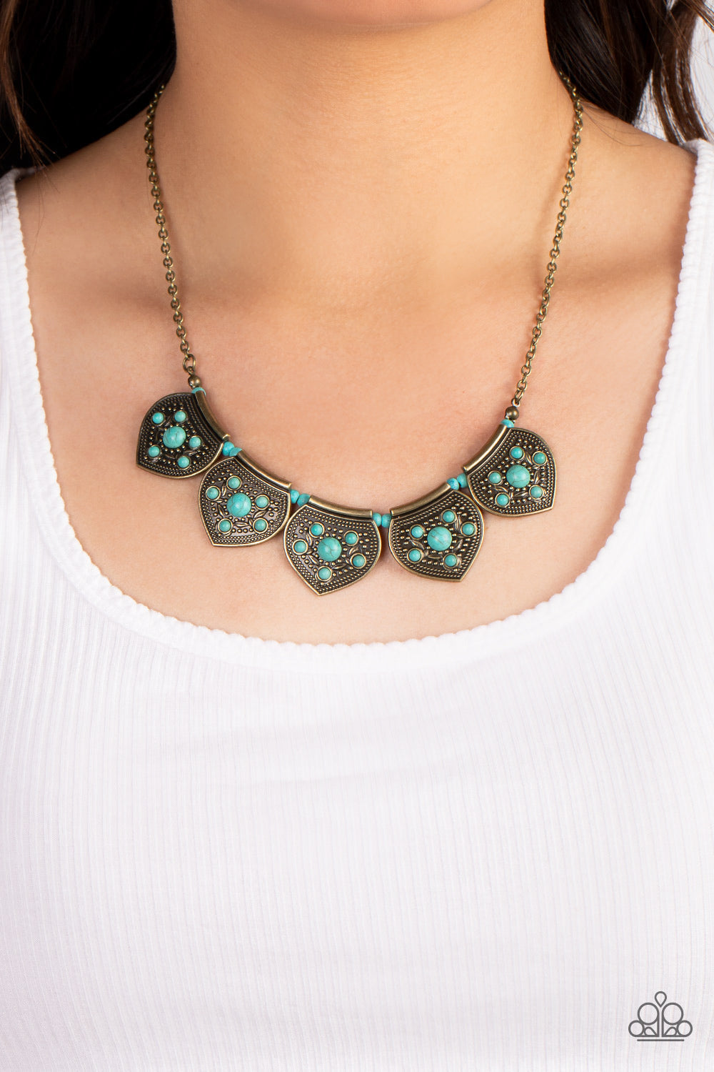 Badlands Basin – Brass | Paparazzi Necklace