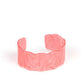 Retro Ruffle Cuff – Pink | Paparazzi Bracelet