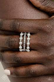 Really Bubbly – White | Paparazzi Ring
