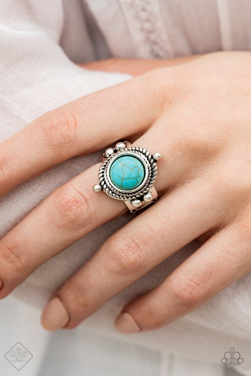 Prone to Wander – Blue | Paparazzi Ring