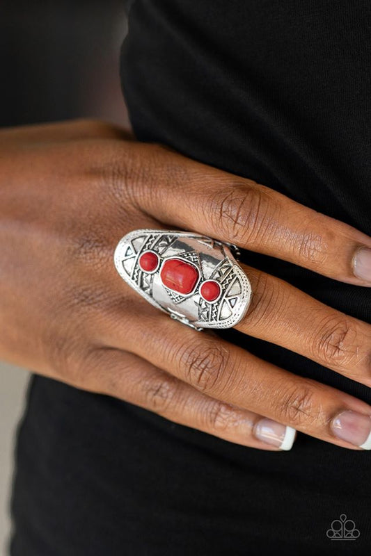 Desert Paint – Red | Paparazzi Ring